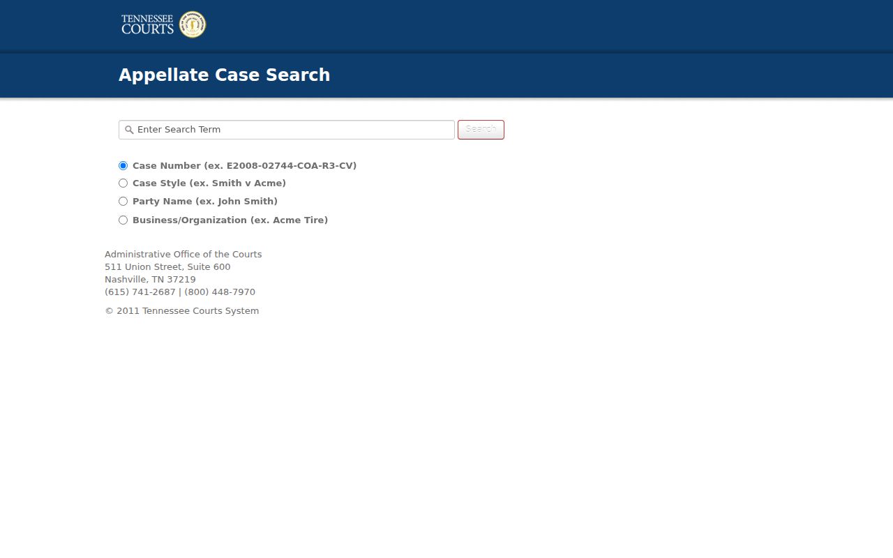 Mount Juliet residents directory Tennessee appellate case history search page